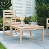 Prolenta Maison Exclusive - Gartentisch 82,5x82,5x45 cm Massivholz Kiefer