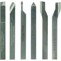 Proxxon Drehstahlsatz, 6-tlg., HSS/Co, 6 x 6 x 65 mm
