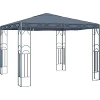 Syfax Pavillon 300 x 300 cm Anthrazit