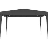 vidaXL Möbel Garten-Pavillon Wasserdicht Design - Profi-Partyzelt/ Festzelt - 4×4 m Anthrazit 90 g/m² Top7376308