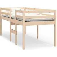 Syfax Hochbett 90x190 cm Massivholz Kiefer