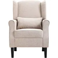 vidaXL "Winterschlussverkauf "Einzelsessel moderne - CLORIS - Loungesessel - Beige Stoff - 68 x 73 x 101 cm - NeuMöbel7368234