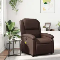 Prolenta Maison Exclusive - Massagesessel Braun Kunstleder