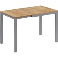 Vicco Esstisch Granny Eiche/Grau 80-120 x 70 cm ausziehbar, Model 50577