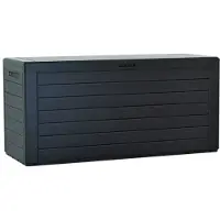 Prosperplast Gartenbox WOODEBOX - anthrazit