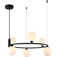 ITALUX Amily MDM-3974/6 BK Hängelampe