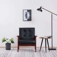Prolenta Maison Exclusive - Sessel Schwarz Kunstleder