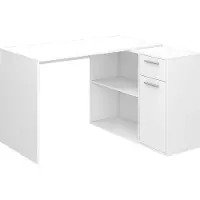 Vicco Eckschreibtisch Robin Weiß 120 x 60 cm, Model 36192