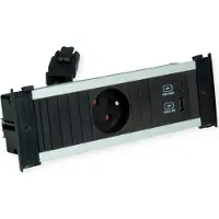 Bachmann KAPSA S 1xUTE 1xUSB A&C 22W, 0,2m GST18 France