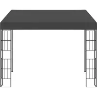 Syfax Wand-Pavillon 3x3 m Anthrazit Stoff