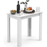 VCM Holz Esstisch | H. 76 x B. 80 x T. 50 cm | Küchentisch Speisetisch Tisch Esal
