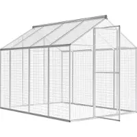 Syfax Außenvoliere Aluminium 178x242x192 cm