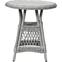 Ebuy24 Hvalo Bistro und Balkonmöbel Cafetisch Ø69 cm, sand.