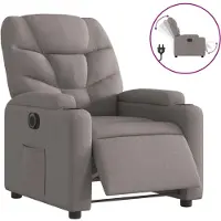 Syfax Relaxsessel Elektrisch Taupe Stoff