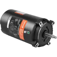 Vevor 1 PS Poolpumpenmotor, 56J Rahmen, 115V(9.8 Ampere)/230V(4.9 Ampere) 3450 U/min, 60Hz, 1.4 Betriebsfaktor, 90F/250V Kondensator, CCW Rotation Rundflansch Ersatzmotor