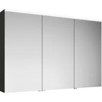 Burgbad Eqio Spiegelschrank mit horizontaler LED-Beleuchtung, 3 Türen, mittlerer Anschlag rechts, 1