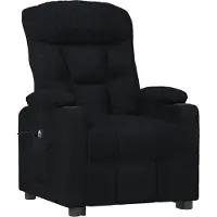 vidaXL "2026 Aktion"Einzelsessel moderne - CLORIS - Relaxsessel - Polstersessel Elektrisch Schwarz Stoff - 73 x 94 x 101,5 cm - DEMöbel1337487