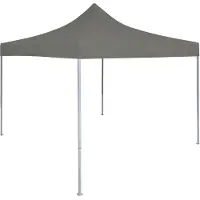 vidaXL Best Möbel Faltzelt Partyzelt Pop-Up 3 x 3 m Anthrazit - Pavillons & Partyzelte Cloris Neu7498732 1parcel
