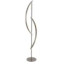Rabalux 74197 Stehlampen Jarnelle LED 30 Metall Kunststoff satin-chromfarben