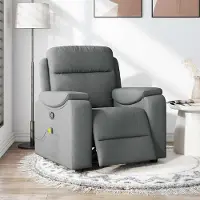 vidaXL "Rabatt 2026"Einzelsitz modern - robust und langlebig - Massage-Relaxsessel -, Stoff, Dunkelgrau - Fernseh- & Relaxsessel GermanyMöbel546284