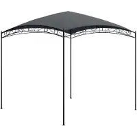 Syfax Pavillon 3x3x2,65 m Anthrazit 180 g/m²