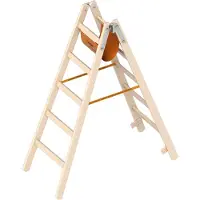 Layher 1038 Holzstehleiter 2x5 Sprossen