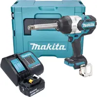 Makita DTW 1005 SM1J Akku Schlagschrauber 18 V 1360 Nm 3/4" Brushless + 1x Akku 4,0 Ah + Ladegerät + Makpac