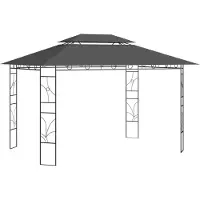 Syfax Pavillon 4x3x2,7 m Anthrazit 160 g/m²