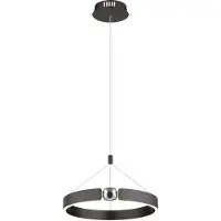 Globo Lighting Hängeleuchte Metall bronzefarben gebürstet, LED