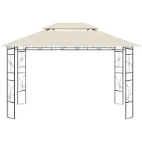 Syfax Pavillon 4x3x2,7 m Creme 160 g/m²