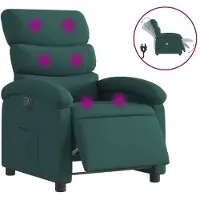 Sonstiges Massagesessel Elektrisch Dunkelgrün Stoff