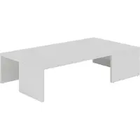 Vicco Couchtisch Hardi Weiß 90 x 21.4 cm, Model 55395