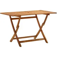 Prolenta Maison Exclusive - Klappbarer Gartentisch 120x70x75 cm Massivholz Akazie