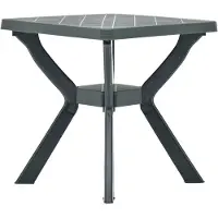 Syfax Bistrotisch Grün 70x70x72 cm Kunststoff