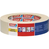 TESA 1x Kreppband 4306 Länge 50m Breite 50mm chamois schwach gekreppt
