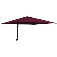 Syfax Garten-Sonnenschirm Bordeauxrot 248,5 x 247,5 x 160 cm
