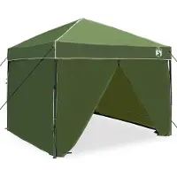 Syfax Pavillon-Zelt Grün 243 x 243 x 251 cm Stoff
