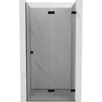 Mexen Lunar-F Falttür rechte Duschkabine 85 cm, transparent, schwarz - 836-085-000-70-00-P
