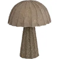 Light & Living Rohe Tischlampe Christio Ø 36cm – dunkelgrau