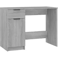 vidaXL Schreibtisch Grau Sonoma 100x50x75 cm Holzwerkstoff