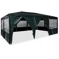 Syfax Party-Zelt Grün 600 x 400 x 266 cm Polyethylen