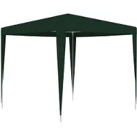 Syfax Profi-Partyzelt 2,5×2,5 m Grün 90 g/m²