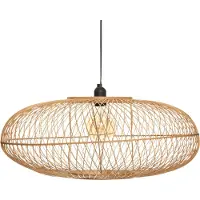 Atmosphera Loren Bambus Pendelleuchte D60 cm - Natur