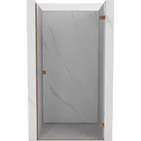 Mexen Lunar-B Duschabtrennung Rechtsanschlag 90 cm, transparent, Roségold - 832-090-000-60-00-P