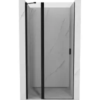 Mexen Mist Duschdrehtüren 115 cm, transparent, schwarz - 8A4-115-000-70-00