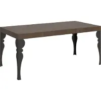 Itamoby Ausziehbarer Tisch 90x180/284 cm Paxon Walnuss Anthrazit Gestell