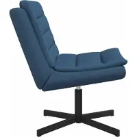 vidaXL Möbel Fernseh- & Relaxsessel - Blau - CLORIS Drehstuhl Blau 63x75x76 cm Stoff,13.7 Kg - 204110
