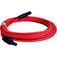 Doktorvolt 10m Solarkabel Verlängerungskabel 4mm² mit Solarsteckern MC4 rot