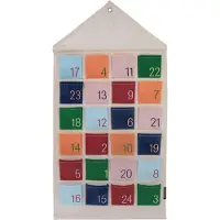 REMEMBER Adventskalender HAUS zum Befüllen, Jahr für Jahr wiederverwendbar, 50x1,5x100 cm