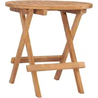 Prolenta Maison Exclusive - Klappbarer Gartentisch 50x50x50 cm Teak Massivholz